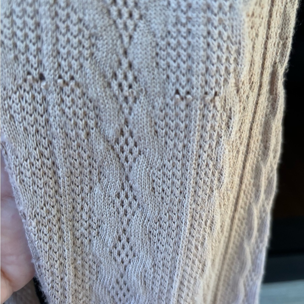 Chic Long Sleeve Tan and Black Dress - Picture 5 of 6